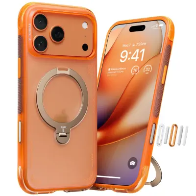 Torras Ostand Spin Air (iPhone 17 Pro Max) - Orange