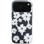 Trolsk Mobilskal med MagSafe - Vita Blommor (iPhone 17 Pro Max)