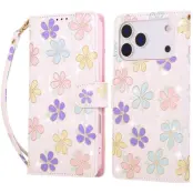 Trolsk Plånboksfodral - Blommor RFID-blockerande (iPhone 17 Pro Max/18 Pro Max)