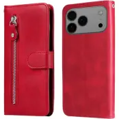 Trolsk Zipper Wallet (iPhone 17 Pro Max) - Röd