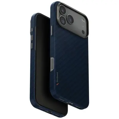 UNIQ iPhone 17 Pro Max Mobilskal MagSafe Keva EDGE (Blå)