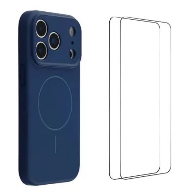 WANLONFENG iPhone 17 Pro Max Mobilskal MagSafe XQ1 - Blå