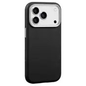 X-LEVEL Mobilskal till iPhone 17 Pro Max MagSafe PU Läder Svart