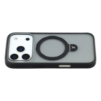 X-LEVEL iPhone 17 Pro Max Mobilskal med Kickstand - Svart