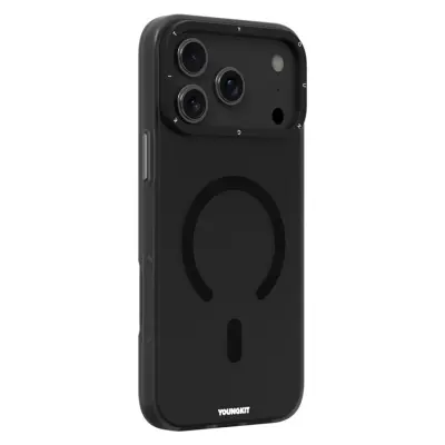 YOUNGKIT iPhone 17 Pro Max Mobilskal MagSafe PET TPU - Svart