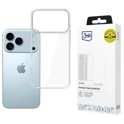 3MK iPhone 17 Pro Mobilskal Clear TPU - Transparent