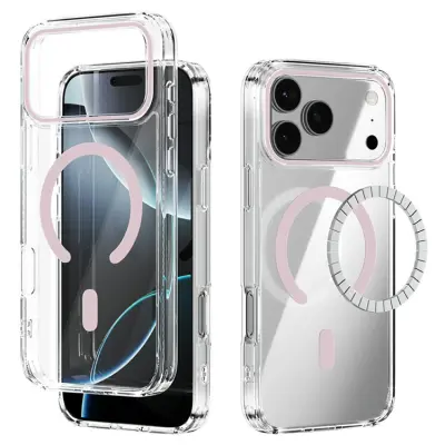 ABEEL iPhone 17 Pro Mobiskal MagSafe Anti Scratch - Rosa