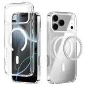 ABEEL iPhone 17 Pro Mobiskal MagSafe Anti Scratch - Vit