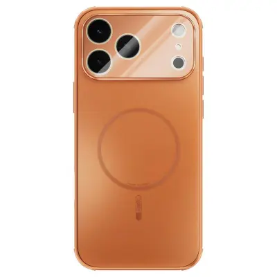 ABEEL iPhone 17 Pro Mobilskal Magnetiskt TPU PC Kylande Matt Orange