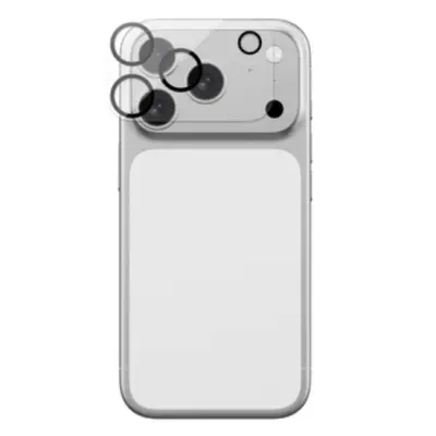 AmazingThing iPhone 17 Pro Kameralinsskydd Härdat Glas Full