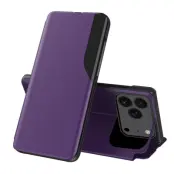 Amorus iPhone 17 Pro Mobilskal Folio Flip Stativ - Lila