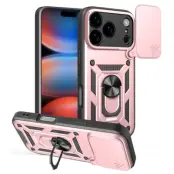 AMORUS Mobilskal till iPhone 17 Pro Kameralinsreglage - Roséguld