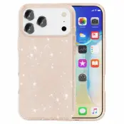 AMORUS iPhone 17 Pro Mobilskal Shockproof - GlitterGuld