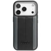 Audi Mobilskal till iPhone 17 Pro MagSafe Syntetiskt Läder A6 - Svart