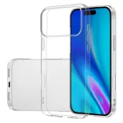BOOM iPhone 17 Pro Mobilskal Slim Fit Soft TPU - Transparent
