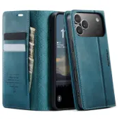 Caseme iPhone 17 Pro Plånboksfodral RFID Blocking 033 - Grön