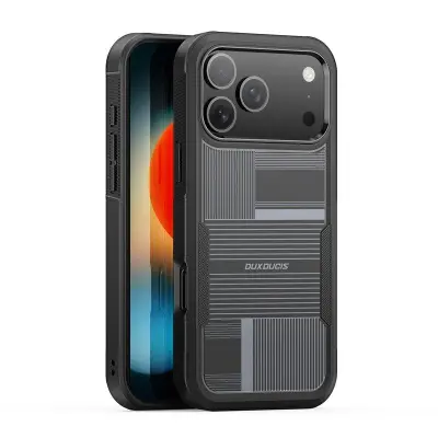 DUX DUCIS iPhone 17 Pro Fodral - 10FT Drop Protection - PC + TPU - Umbra