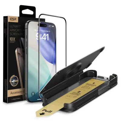 ESR iPhone 17 Pro Härdat Glas Skärmskydd - Clear