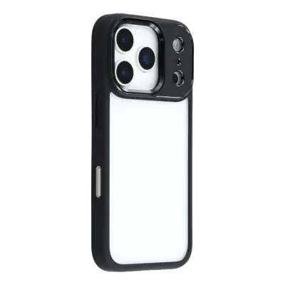 FULEXIN iPhone 17 Pro Mobilskal Crystal Clear + TPU - Svart