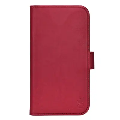 GEAR iPhone 17 Pro Plånboksfodral MagSafe 3 Kortfack (Mörkröd)