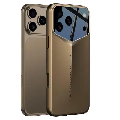 GKK iPhone 17 Pro Fodral Slim Hard PC Skyddande - Guld