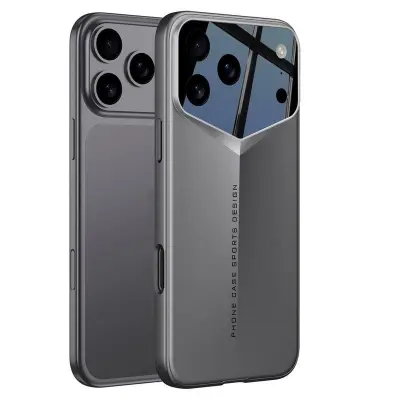 GKK iPhone 17 Pro Fodral Slim Hard PC Skyddande - Grå