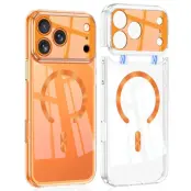 GKK Mobilskal till iPhone 17 Pro Magsafe Detachable Kameraskydd (Transparent Orange)