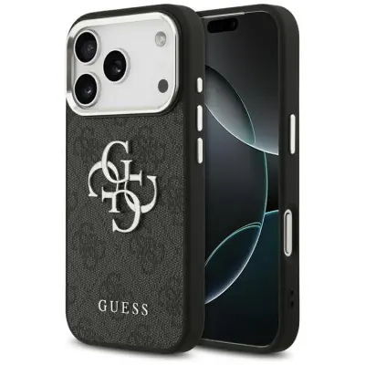 Guess iPhone 17 Pro Mobilskal 4G Big 4G Classic Logo - Svart