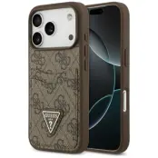 Guess Mobilskal till iPhone 17 Pro 4G Double Card Triangle (Brun)