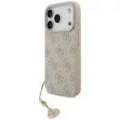 Guess Mobilskal till iPhone 17 Pro MagSafe 4G Charms Collection - Rosa