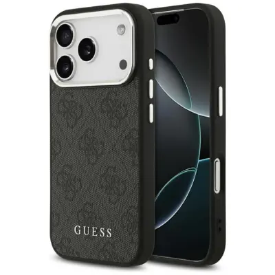 Guess iPhone 17 Pro Mobilskal MagSafe 4G Classic Logo - Svart