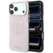Guess Mobilskal För iPhone 18 Pro/iPhone 17 Pro Magsafe Perforated 4G Gold Logo