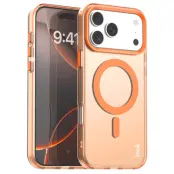 IMAK iPhone 17 Pro Mobilskal MagSafe Anti Drop - Orange