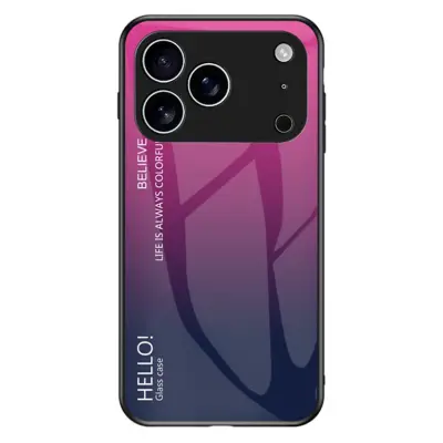 iPhone 17 Pro Mobilskal Anti-Scratch - Gradient Rosé