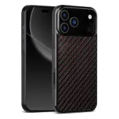 Mobilskal till iPhone 17 Pro Aramid Fiber Shockproof - Röd