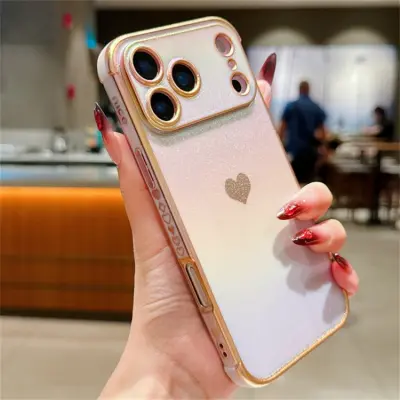 iPhone 17 Pro Mobilskal Dazzling Color Electroplated TPU - Lila