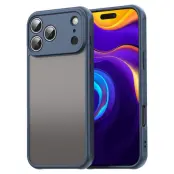 Mobilskal till iPhone 17 Pro Frostade krockkuddar Drop Proof - Blå