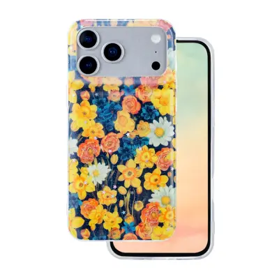 iPhone 17 Pro Mobilskal Glow Glam (Orange)