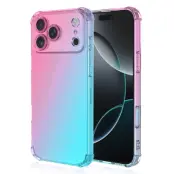 Mobilskal till iPhone 17 Pro Gradient Färg Anti-Drop - Rosa/Grön