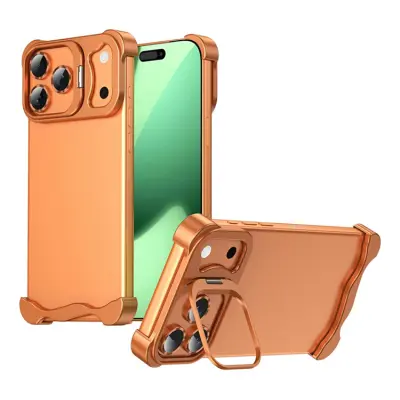 iPhone 17 Pro Mobilskal Heat Dissipating Kickstand - Orange