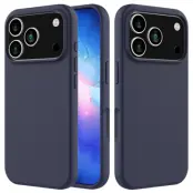 iPhone 17 Pro Mobilskal Liquid Silikon - Midnattsblå