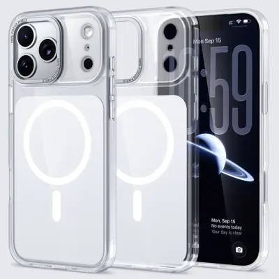 iPhone 17 Pro Mobilskal Magsafe Acrylic (Vit)