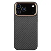 Mobilskal till iPhone 17 Pro MagSafe Aramid Fiber TPU - Guld (Guld)