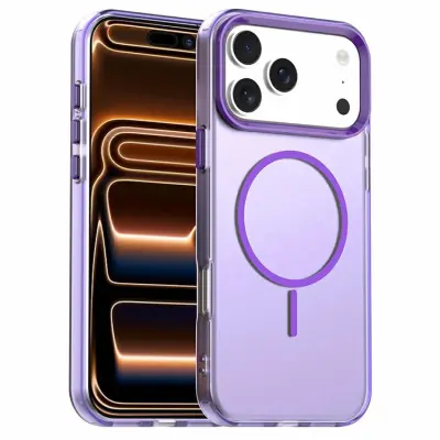 iPhone 17 Pro Mobilskal MagSafe Candy Color - Lila