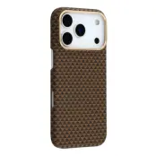 Mobilskal till iPhone 17 Pro MagSafe Carbon Fiber (Sunset Guld)