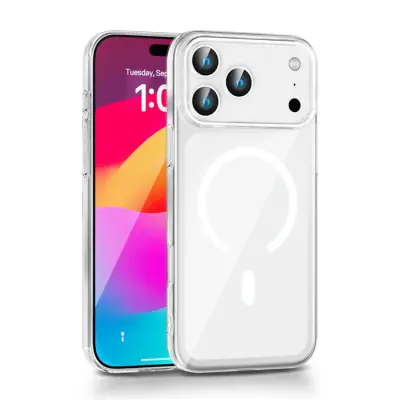 iPhone 17 Pro Mobilskal MagSafe Compatible Protective - Vit (Vit)