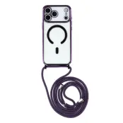 iPhone 17 Pro Mobilskal MagSafe Electroplating Edge TPU - Lila
