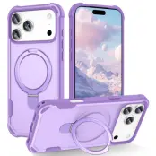 iPhone 17 Pro Mobilskal MagSafe Kickstand Shockproof - Lila