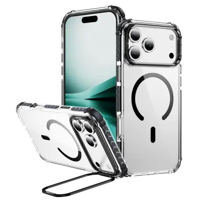 iPhone 17 Pro Mobilskal MagSafe Kickstand - Svart
