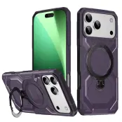 Mobilskal till iPhone 17 Pro MagSafe Kickstand TPU + PC - Lila (Lila)